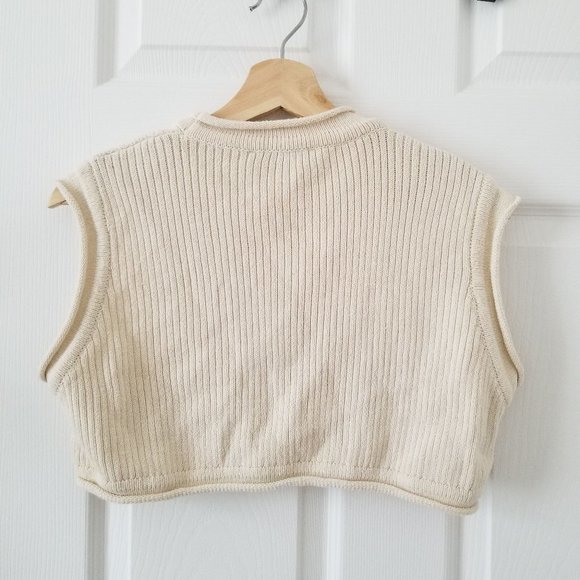 Zara cropped knit sweater top - Picture 2 of 5